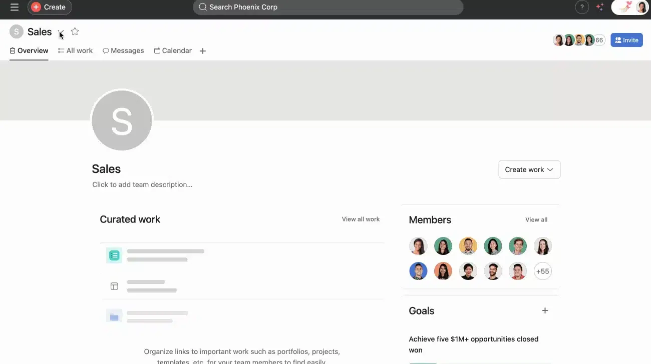 asana team management