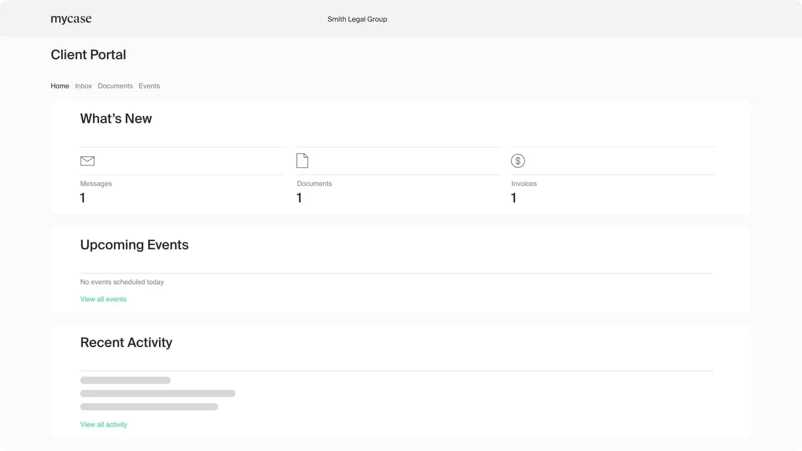 mycase client portal