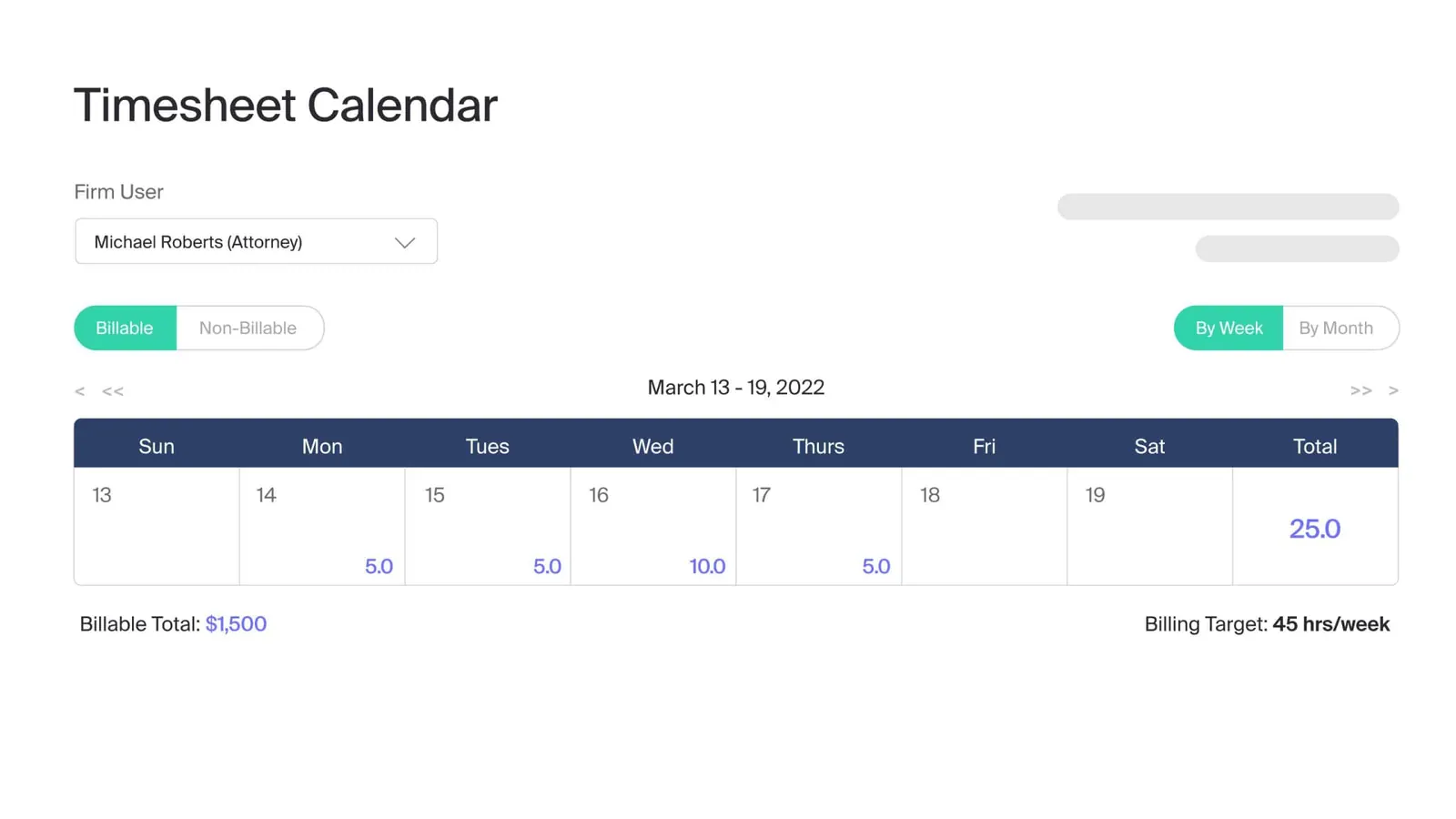 mycase time tracking and billing