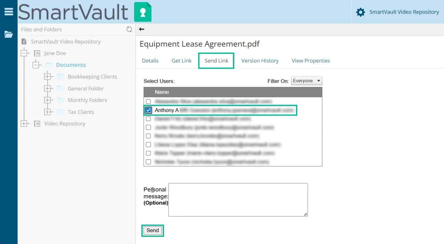 smartvault file sharing
