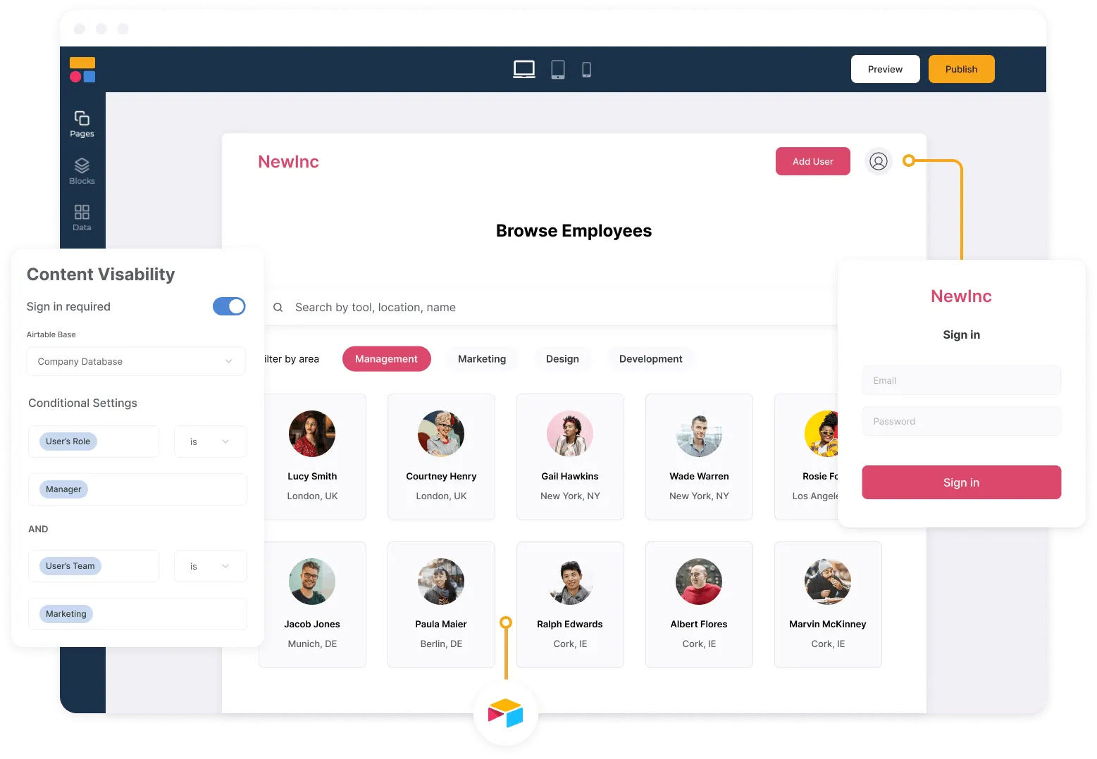 softr no code app builder
