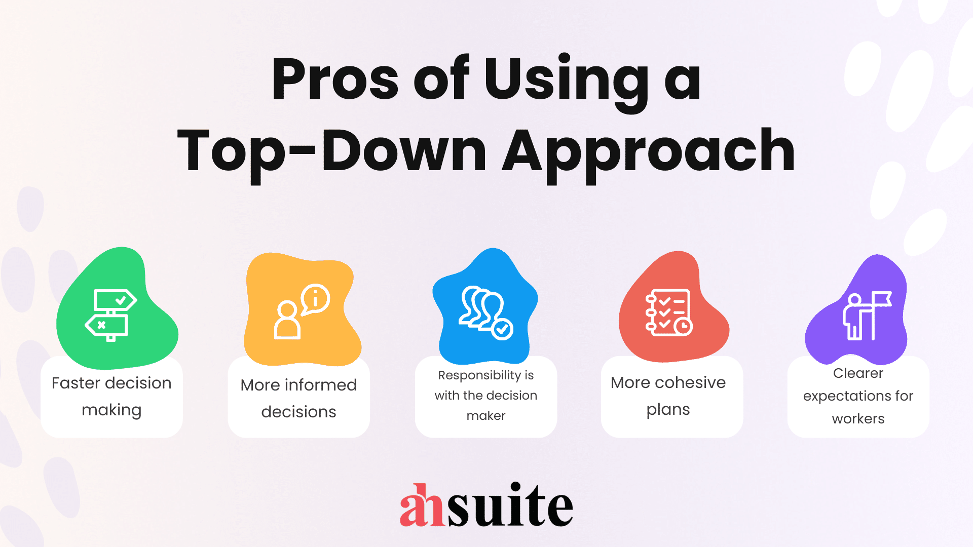 Pros of Using a Top-Down Approach