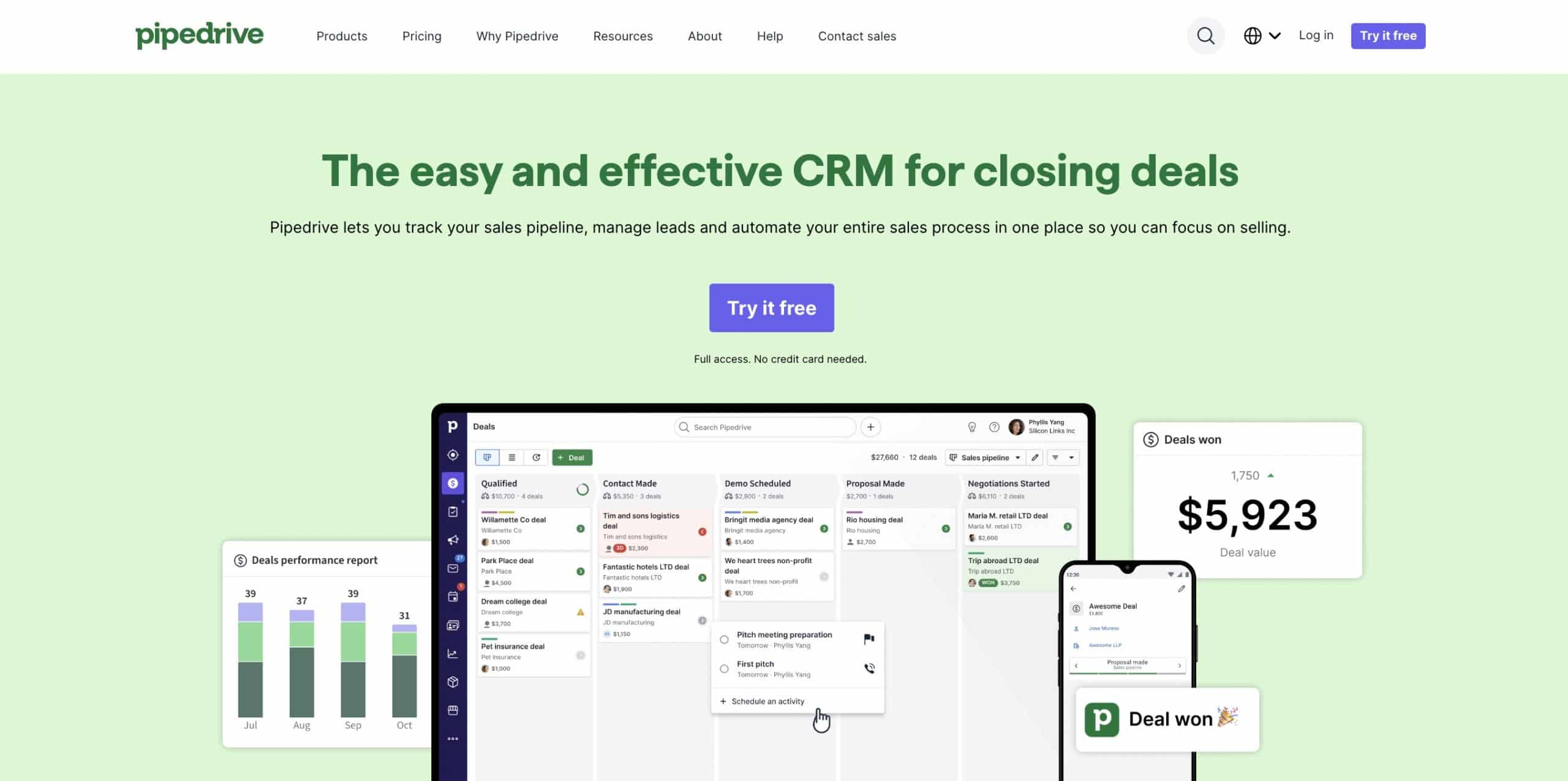 pipedrive crm