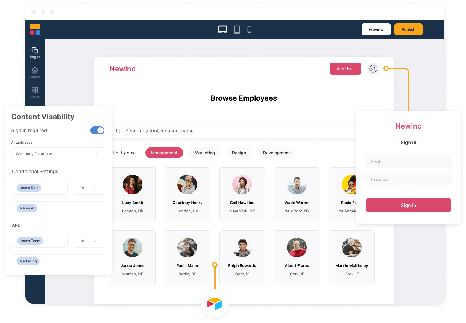 softr no code app builder