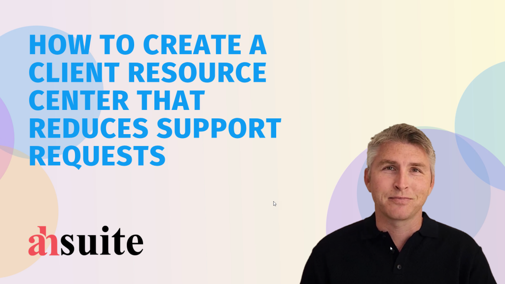 how to create a client resource center