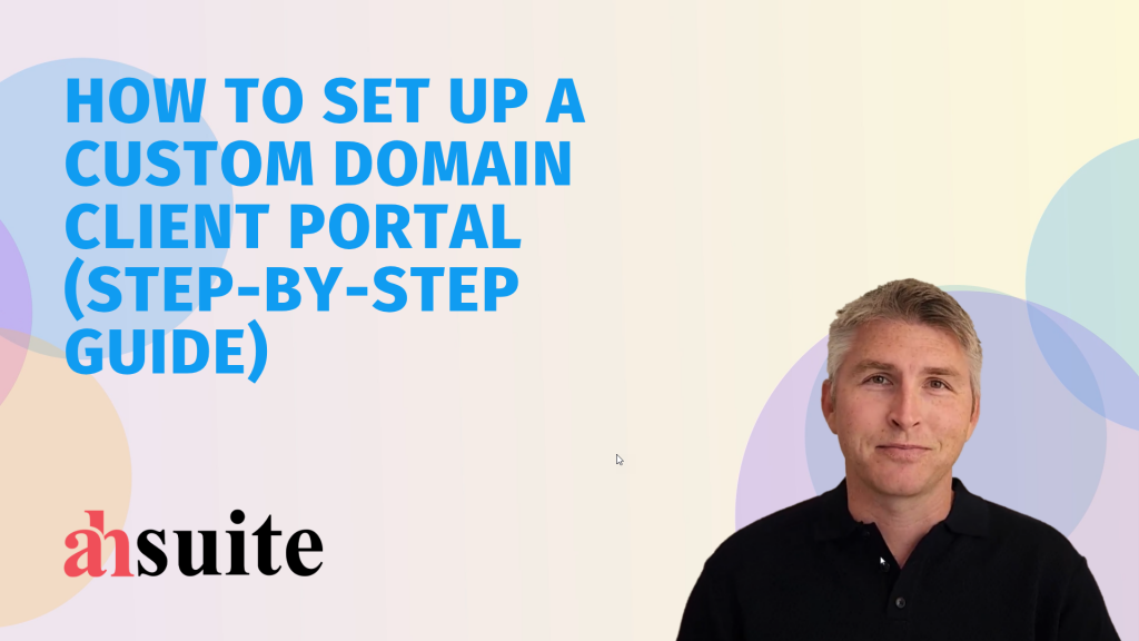 how to set up a custom domain client portal