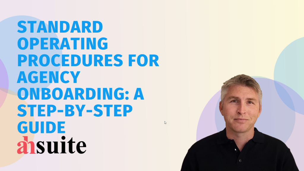 standard operating procedures for agency onboarding
