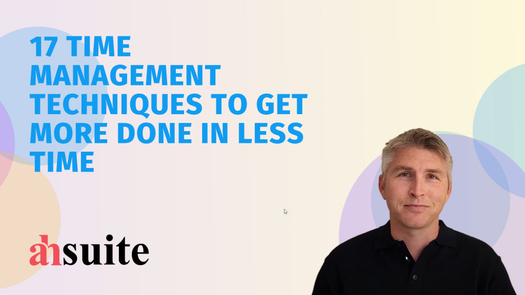time management techniques